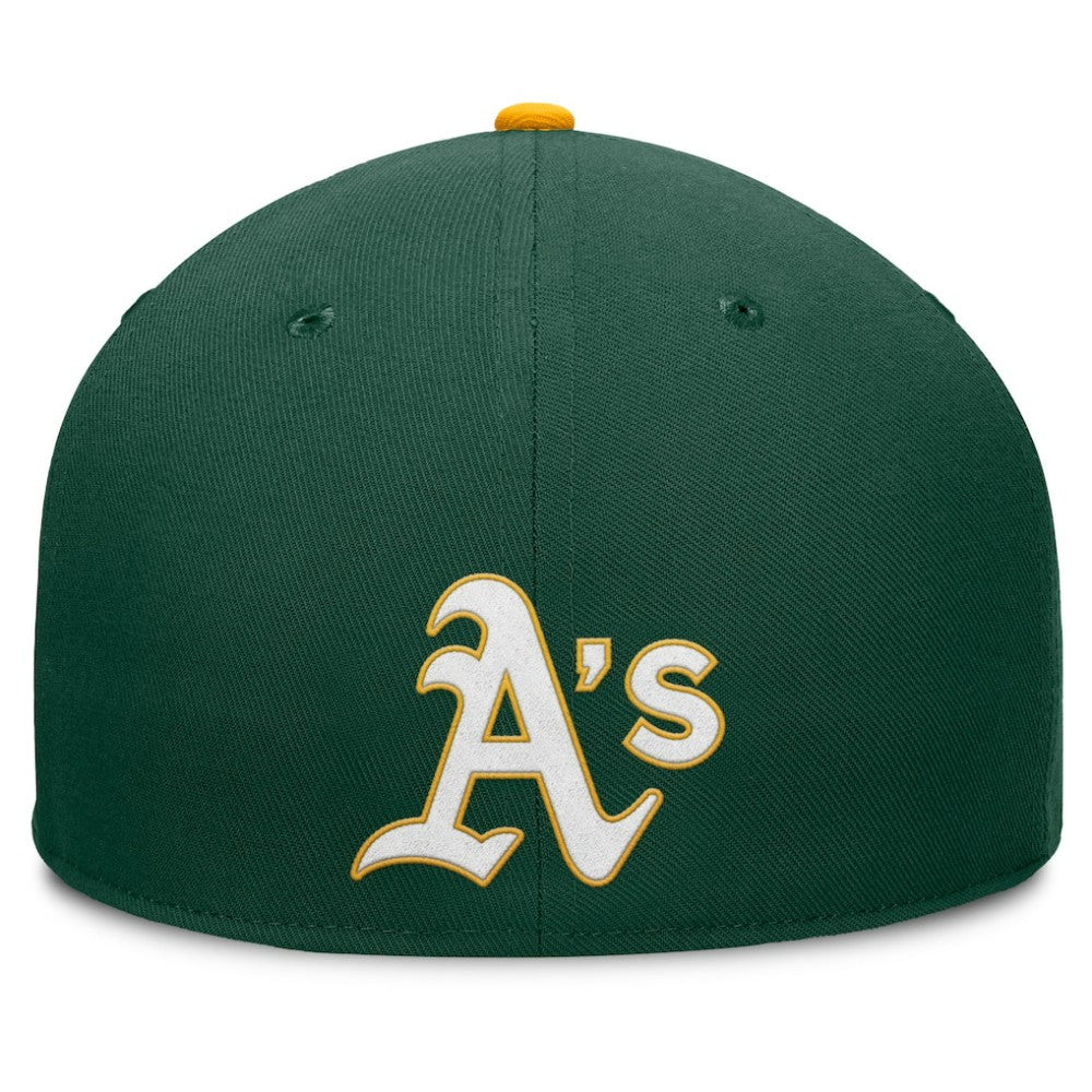 Athletics Pick Off Fitted Hat Green