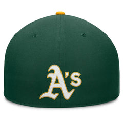 Athletics Pick Off Fitted Hat Green