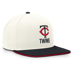 Minnesota Twins Cooperstown Pro Dri-FIT Snapback Hat Cream/Navy