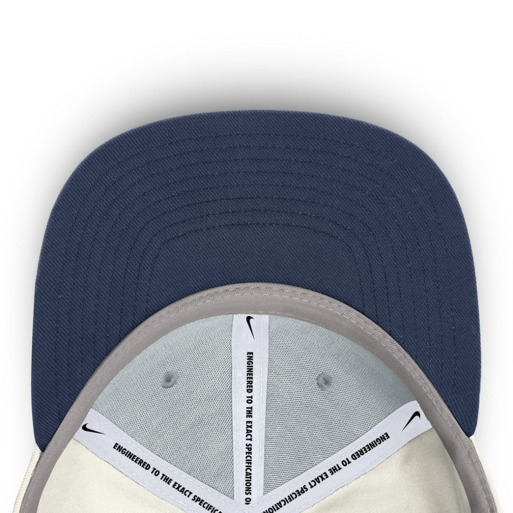Chicago Cubs Cooperstown Pro Dri-FIT Snapback Hat Cream/Navy