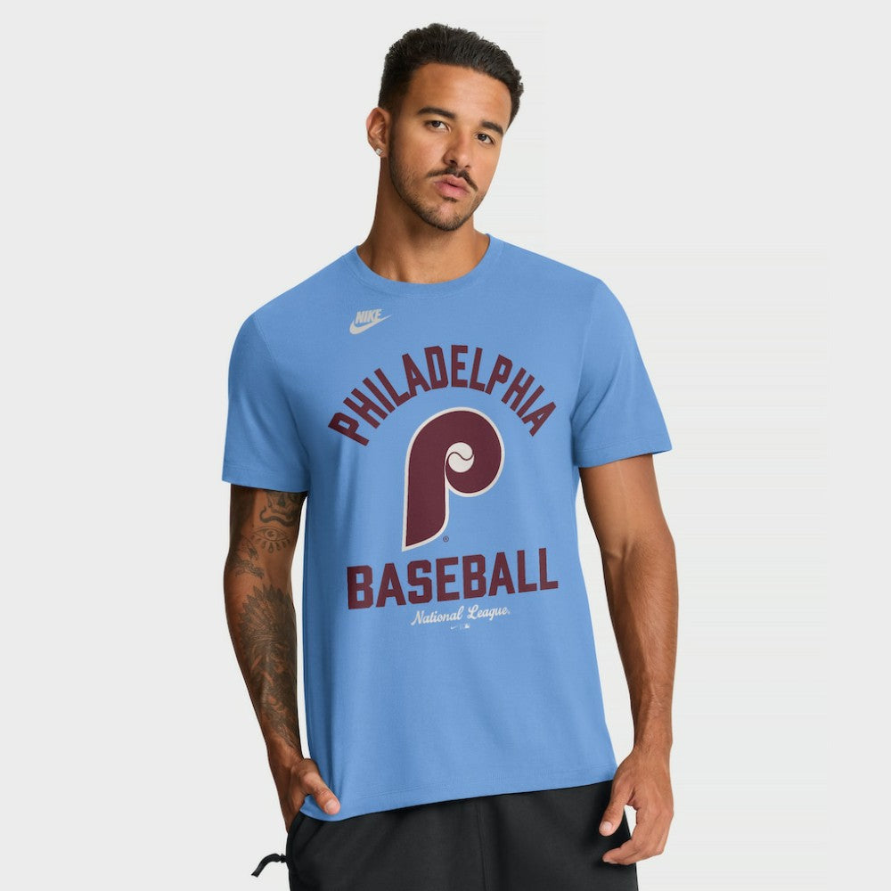 Philadelphia Phillies Cooperstown Collection T-Shirt Light Blue
