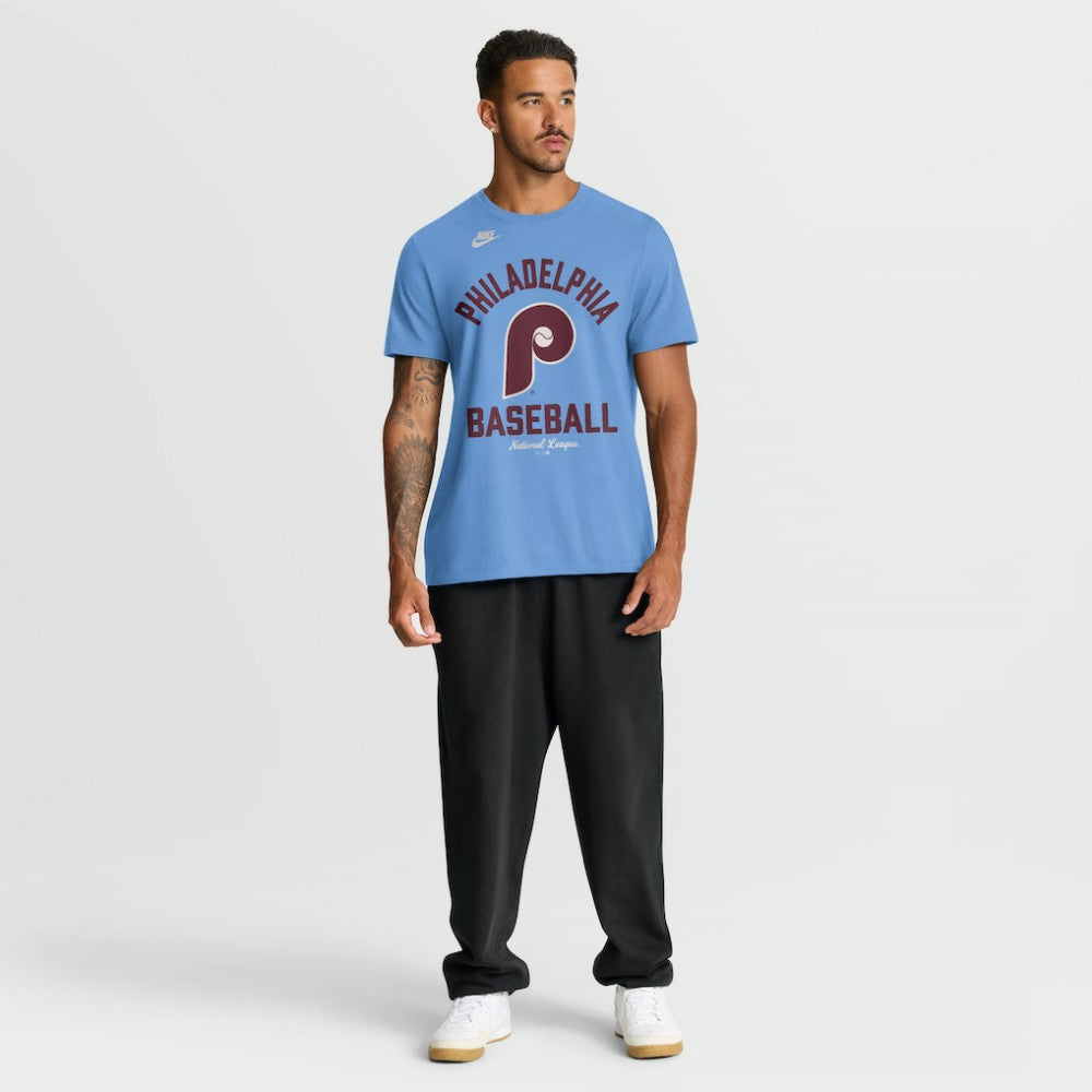 Philadelphia Phillies Cooperstown Collection T-Shirt Light Blue