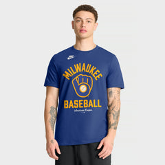 Milwaukee Brewers Cooperstown Collection T-Shirt Royal