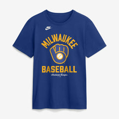 Milwaukee Brewers Cooperstown Collection T-Shirt Royal