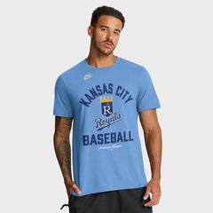 Kansas City Royals Cooperstown Collection T-Shirt Light Blue