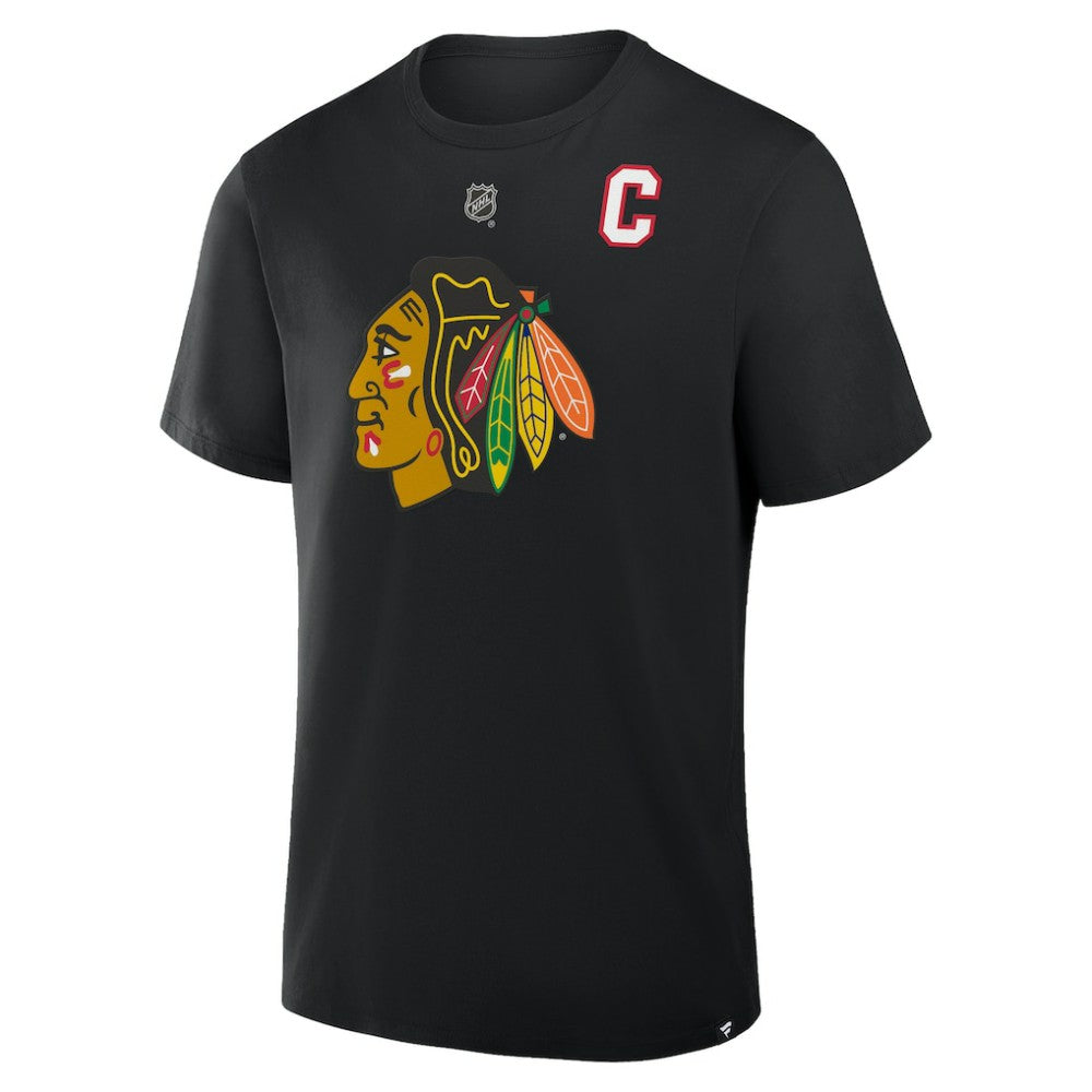 Nick Foligno Chicago Blackhawks Fanatics Authentic Stack Name & Number T-Shirt - Black T-shirts