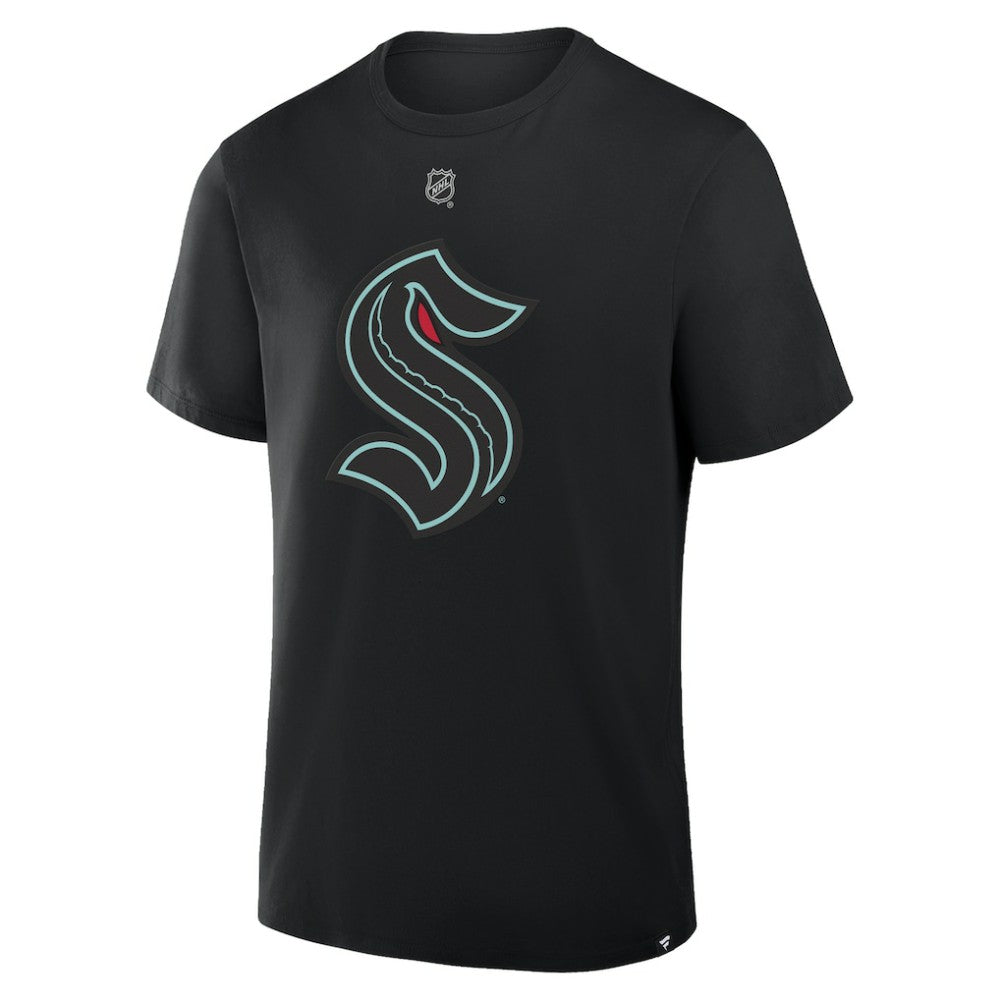 Philipp Grubauer Seattle Kraken Fanatics Authentic Stack Name & Number T-Shirt - Black T-shirts