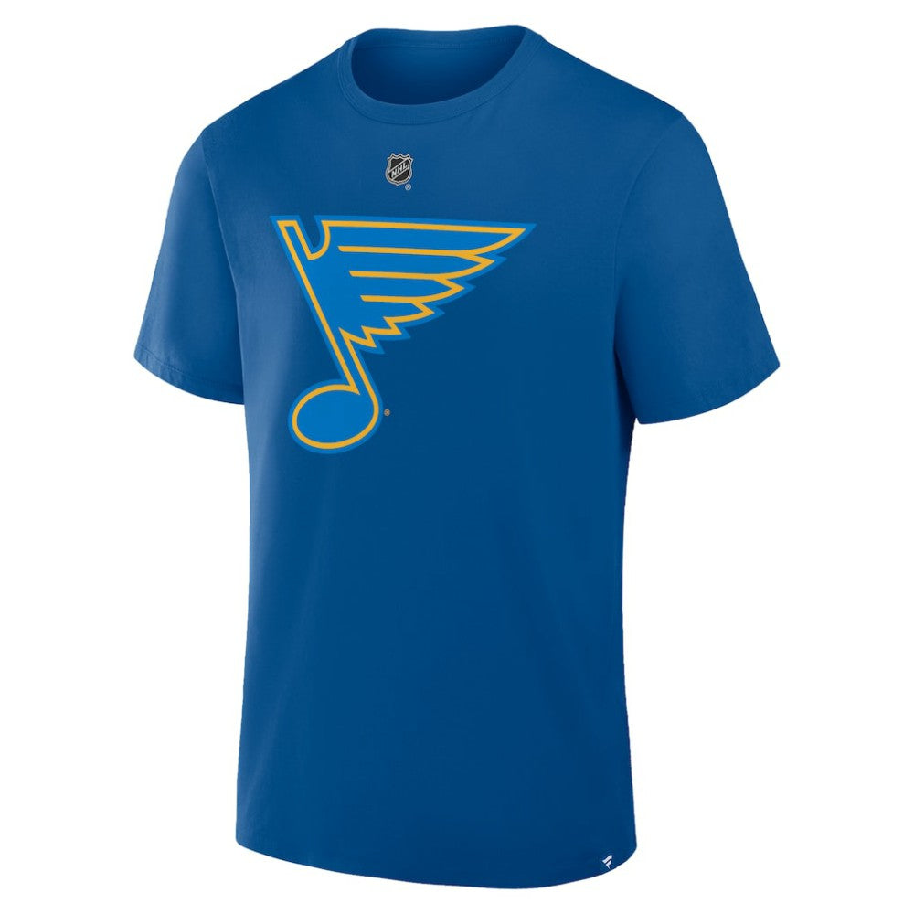 Jordan Binnington St. Louis Blues Fanatics Authentic Stack Name & Number T-Shirt - Blue T-shirts