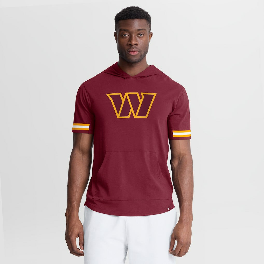 Washington Commanders Optimal Play Short Sleeve Hooded T-Shirt - Burgundy on sale