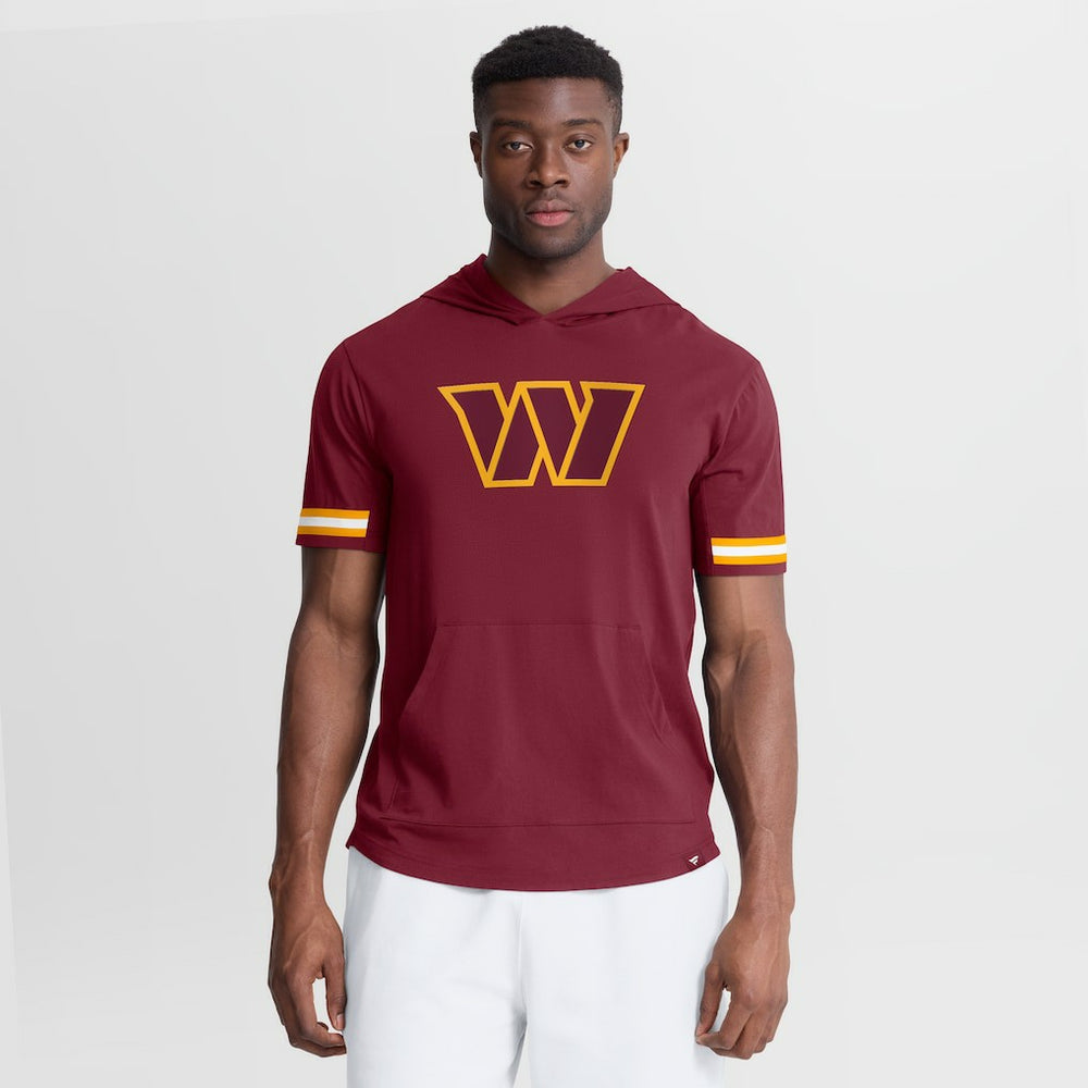 Washington Commanders Optimal Play Short Sleeve Hooded T-Shirt - Burgundy on sale