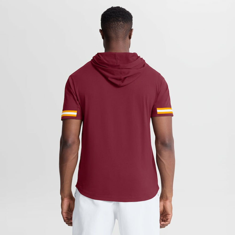 Washington Commanders Optimal Play Short Sleeve Hooded T-Shirt - Burgundy on sale