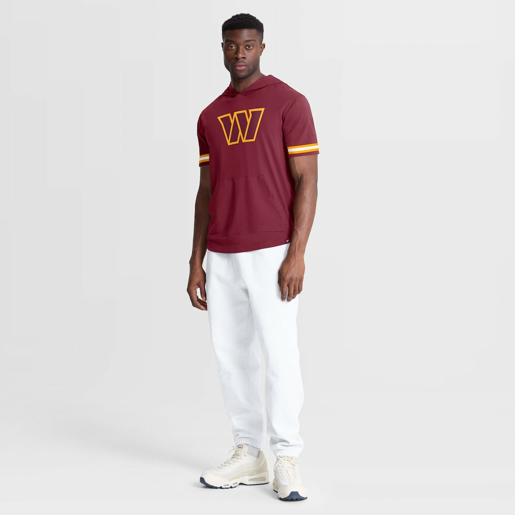 Washington Commanders Optimal Play Short Sleeve Hooded T-Shirt - Burgundy on sale