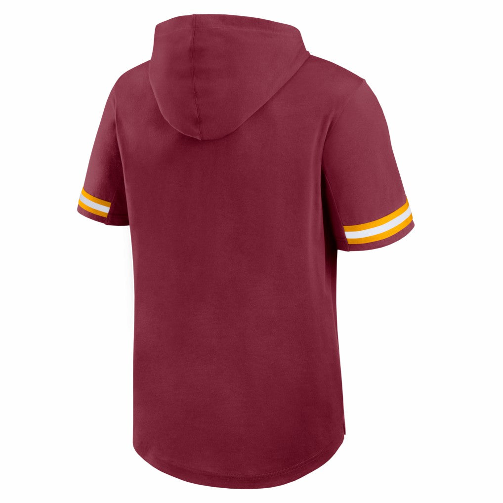 Washington Commanders Optimal Play Short Sleeve Hooded T-Shirt - Burgundy on sale