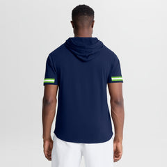 Seattle Seahawks Optimal Play Short Sleeve Hooded T-Shirt - College Navy discount