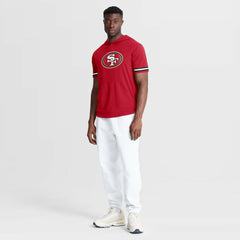 San Francisco 49ers Optimal Play Short Sleeve Hooded T-Shirt - Scarlet discount