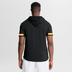 Pittsburgh Steelers Optimal Play Short Sleeve Hooded T-Shirt - Black outlet