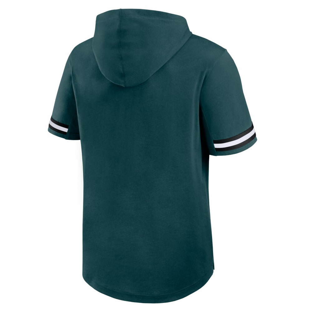 Philadelphia Eagles Optimal Play Short Sleeve Hooded T-Shirt - Midnight Green cheap