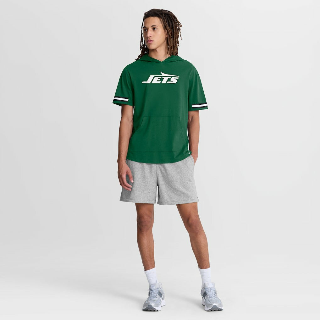 New York Jets Optimal Play Short Sleeve Hooded T-Shirt - Green cheap