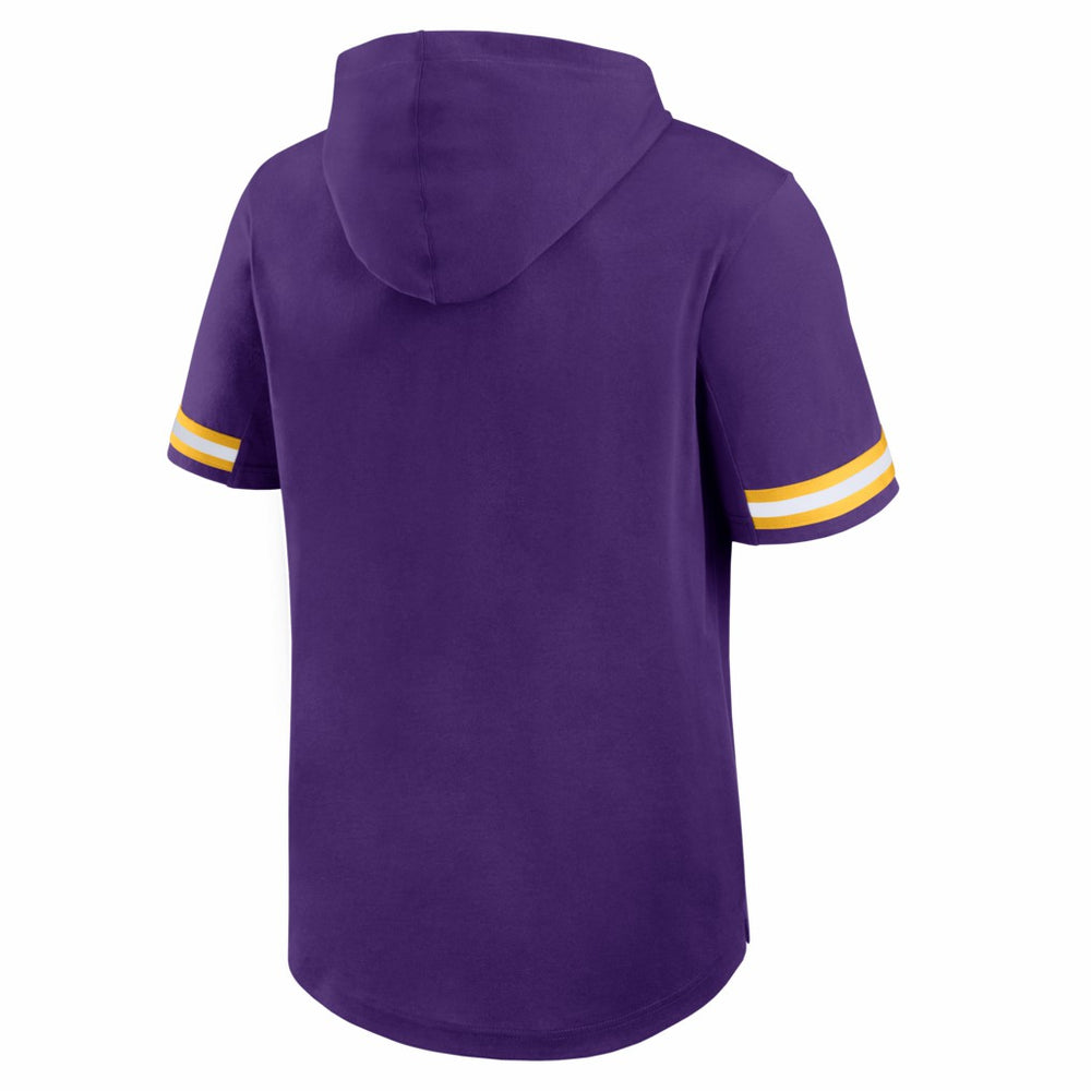 Minnesota Vikings Optimal Play Short Sleeve Hooded T-Shirt - Purple for sale