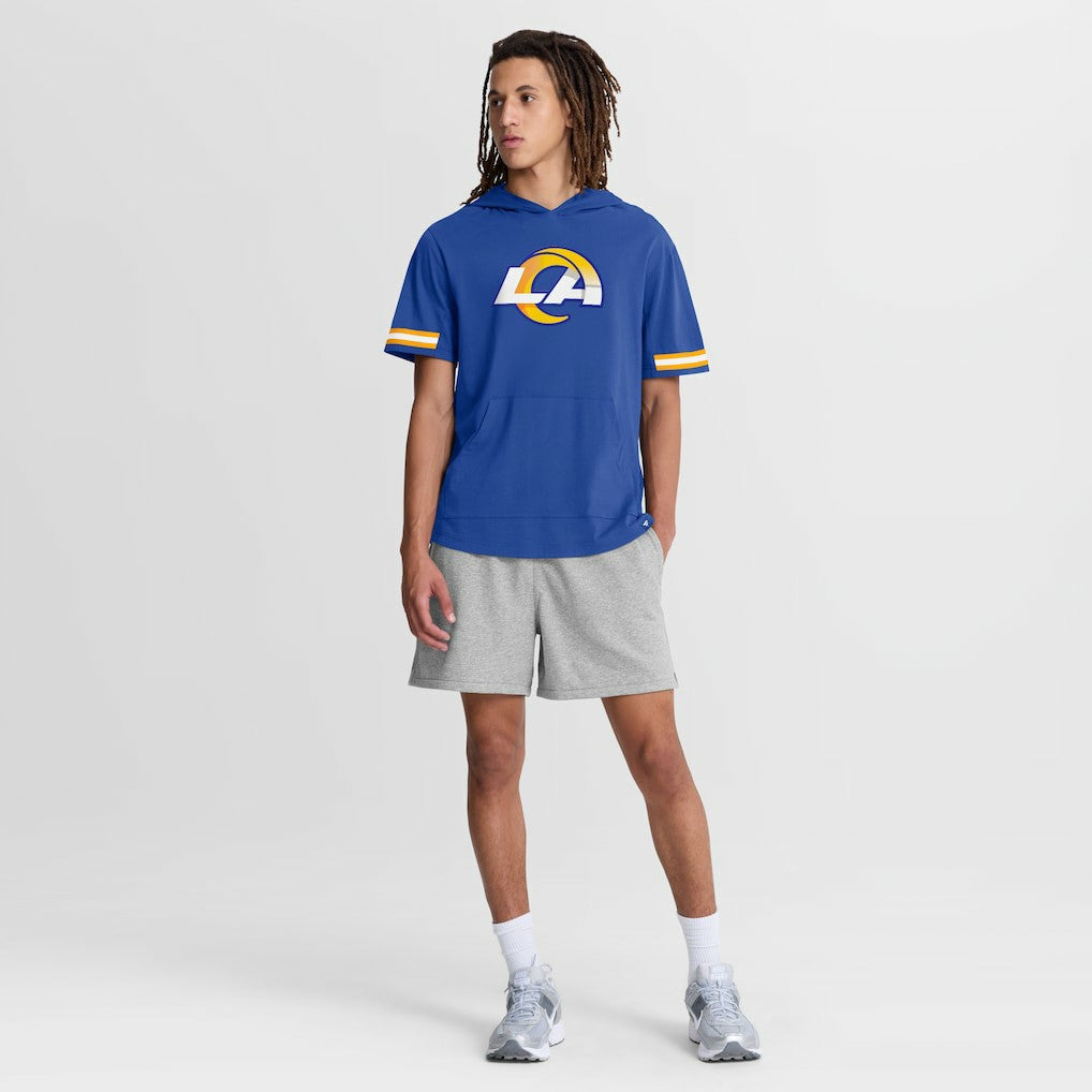 Los Angeles Rams Optimal Play Short Sleeve Hooded T-Shirt - Royal for sale