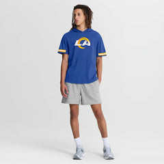 Los Angeles Rams Optimal Play Short Sleeve Hooded T-Shirt - Royal for sale