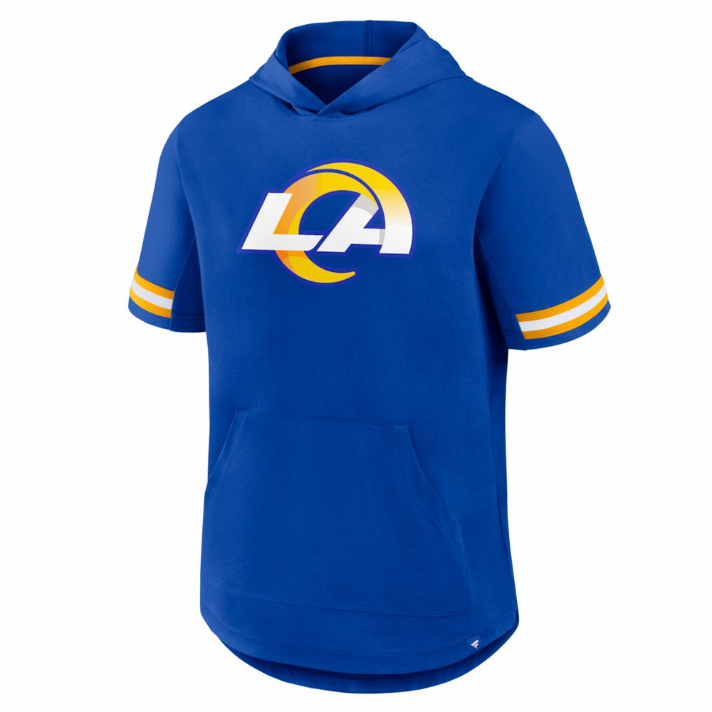 Los Angeles Rams Optimal Play Short Sleeve Hooded T-Shirt - Royal for sale