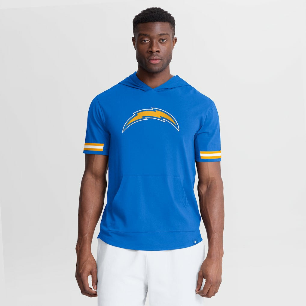Los Angeles Chargers Optimal Play Short Sleeve Hooded T-Shirt - Powder Blue online
