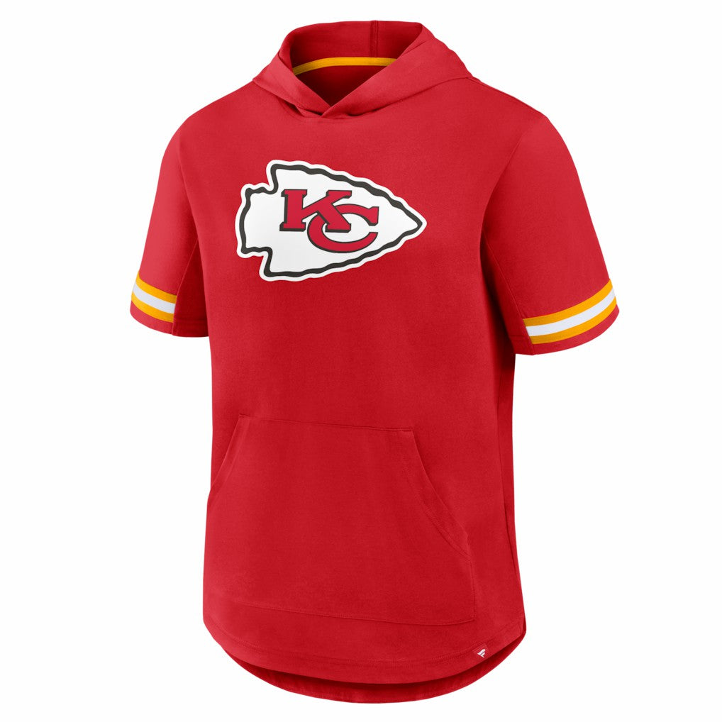 Kansas City Chiefs Optimal Play Short Sleeve Hooded T-Shirt - Red for sale