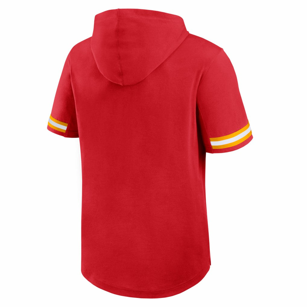 Kansas City Chiefs Optimal Play Short Sleeve Hooded T-Shirt - Red for sale