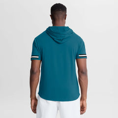 Jacksonville Jaguars Optimal Play Short Sleeve Hooded T-Shirt - Teal cheap