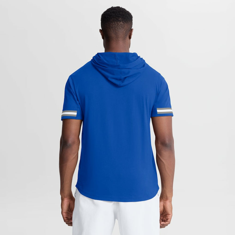 Detroit Lions Optimal Play Short Sleeve Hooded T-Shirt - Blue discount