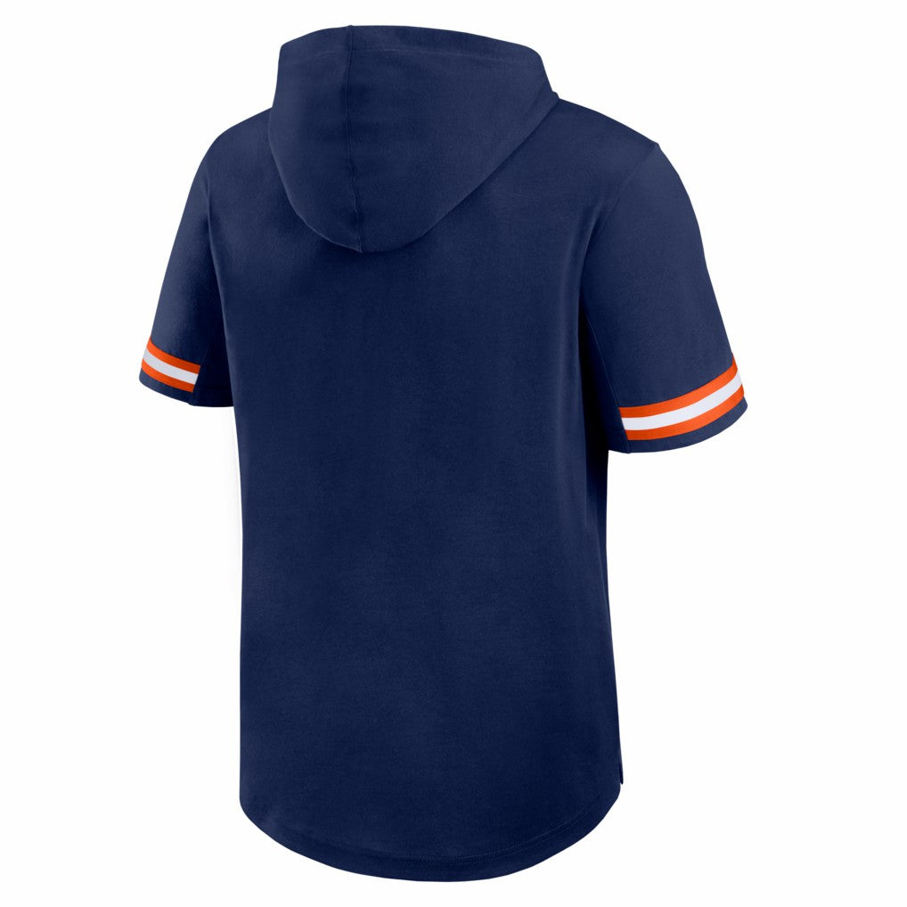 Denver Broncos Optimal Play Short Sleeve Hooded T-Shirt - Navy cheap