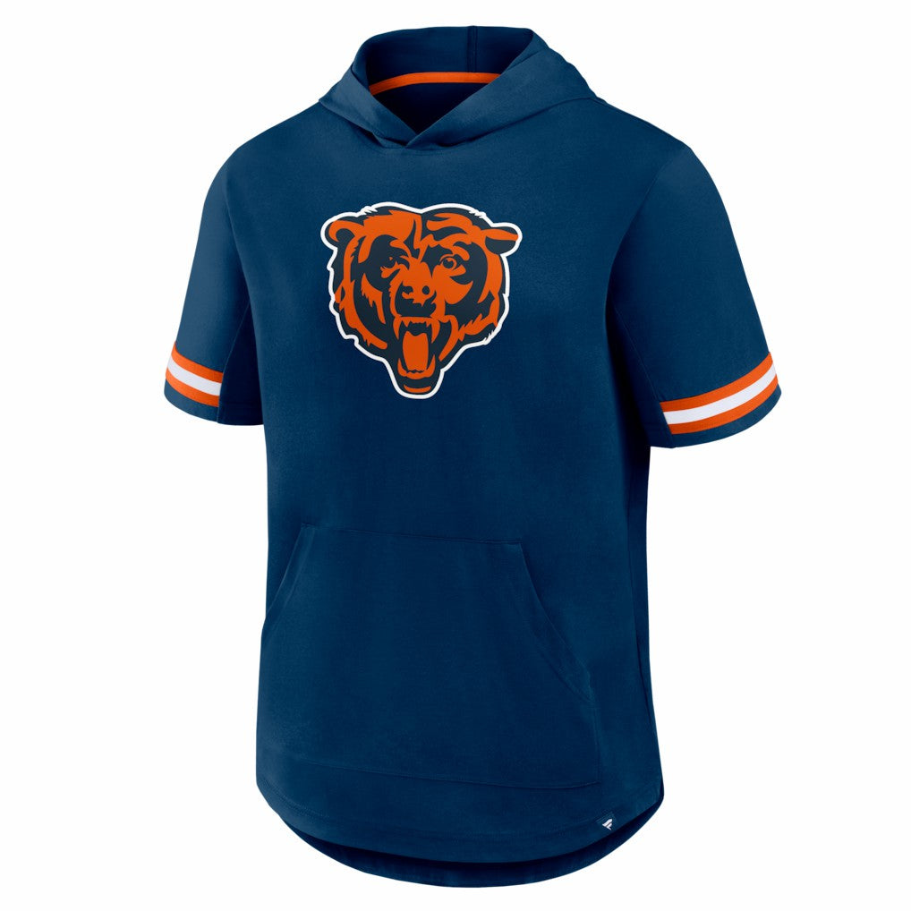 Chicago Bears Optimal Play Short Sleeve Hooded T-Shirt - Navy for sale