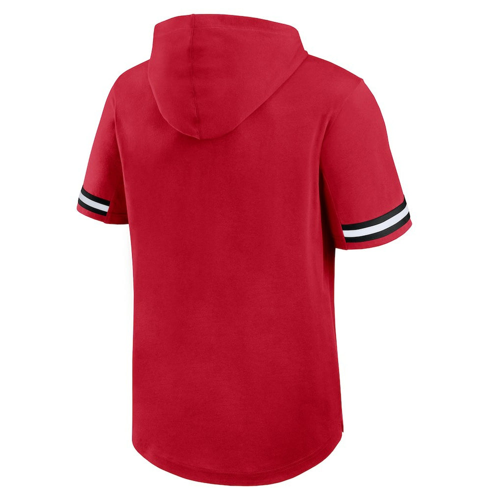 Atlanta Falcons Optimal Play Short Sleeve Hooded T-Shirt - Red for sale