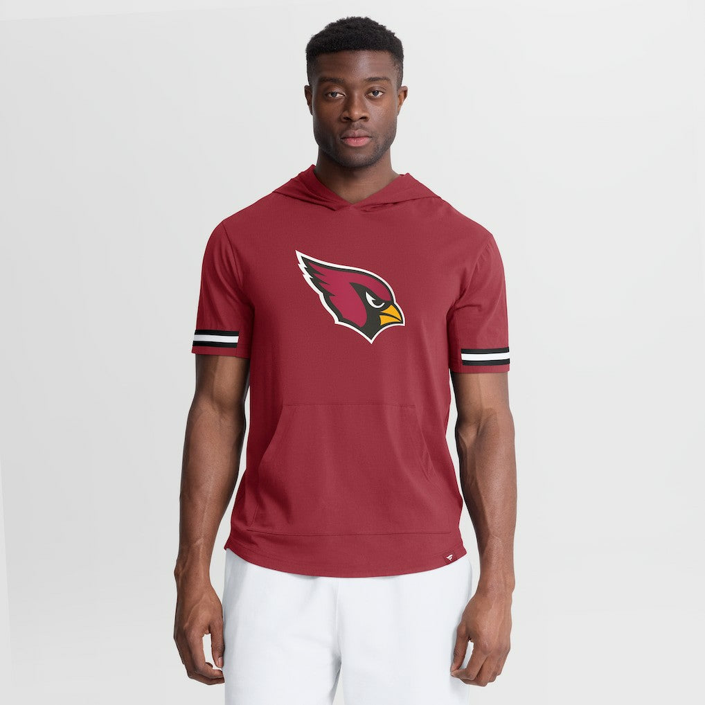 Arizona Cardinals Optimal Play Short Sleeve Hooded T-Shirt - Cardinal sale