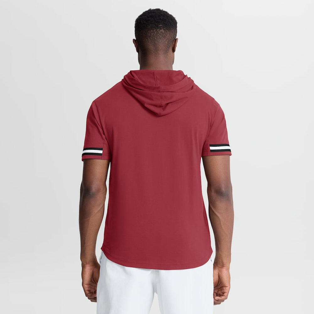 Arizona Cardinals Optimal Play Short Sleeve Hooded T-Shirt - Cardinal sale