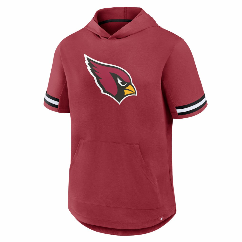 Arizona Cardinals Optimal Play Short Sleeve Hooded T-Shirt - Cardinal sale