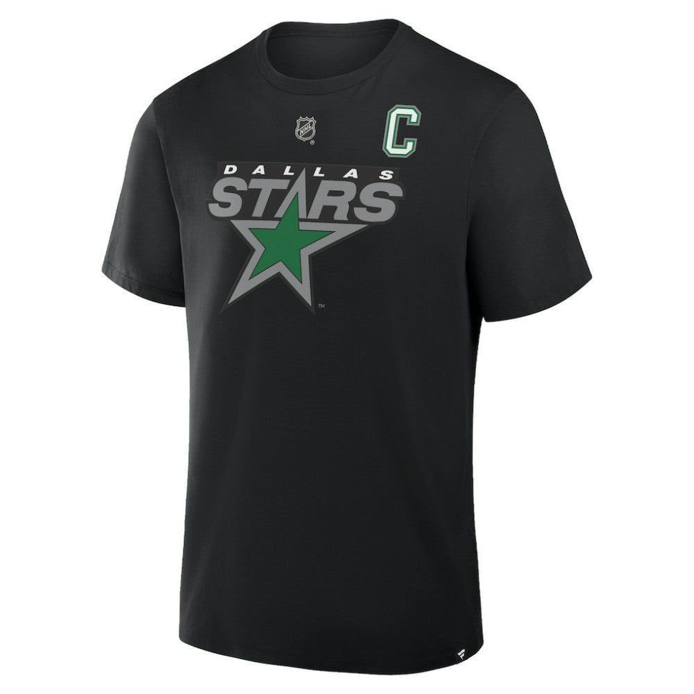 Jamie Benn Dallas Stars Fanatics Authentic Stack Name & Number T-Shirt - Black T-shirts