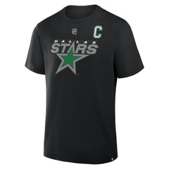 Jamie Benn Dallas Stars Fanatics Authentic Stack Name & Number T-Shirt - Black T-shirts
