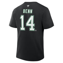 Jamie Benn Dallas Stars Fanatics Authentic Stack Name & Number T-Shirt - Black T-shirts