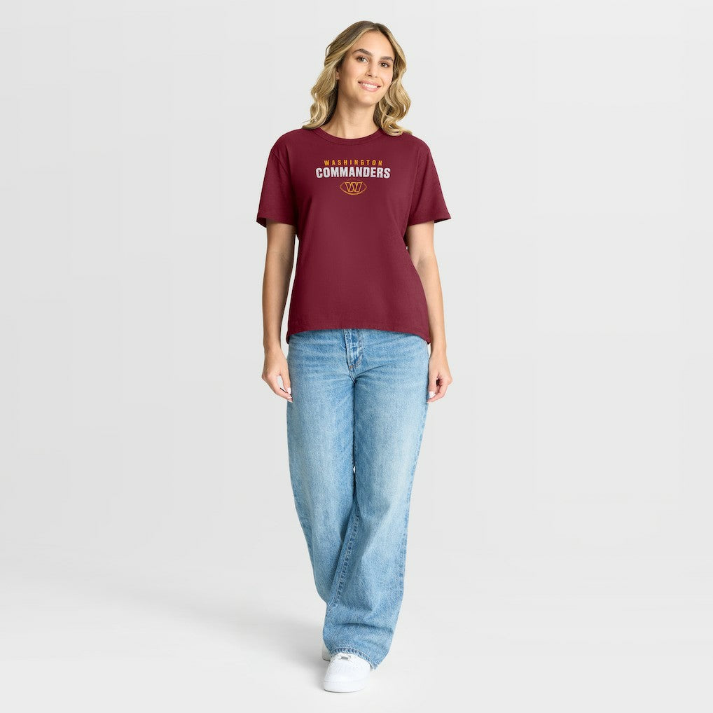Washington Commanders Women's Fade Legacy T-Shirt - Burgundy outlet