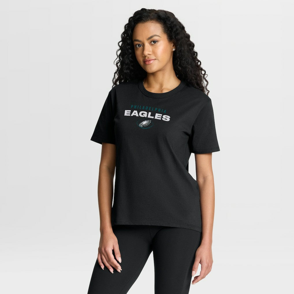 Philadelphia Eagles Women's Fade Legacy T-Shirt - Black discount