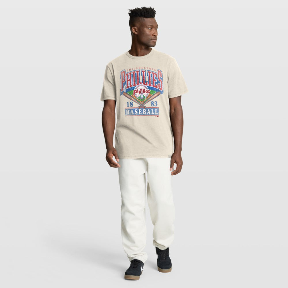 Philadelphia Phillies Stadium Slub T-Shirt Tan