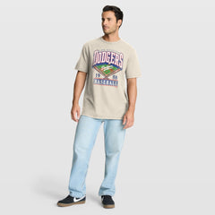 Los Angeles Dodgers Stadium Slub T-Shirt Tan