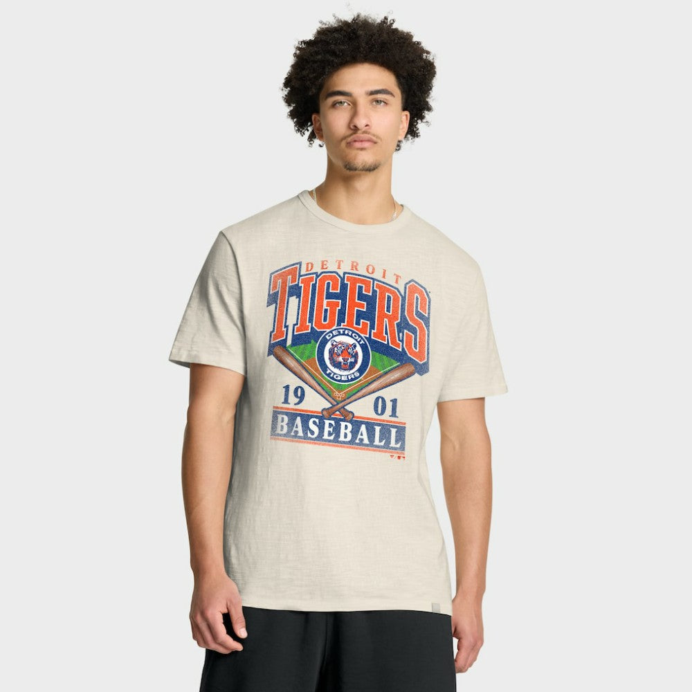 Detroit Tigers Stadium Slub T-Shirt Tan