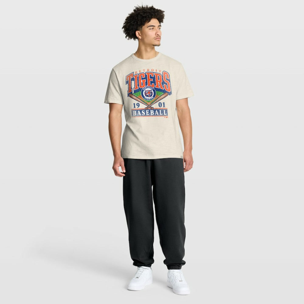 Detroit Tigers Stadium Slub T-Shirt Tan