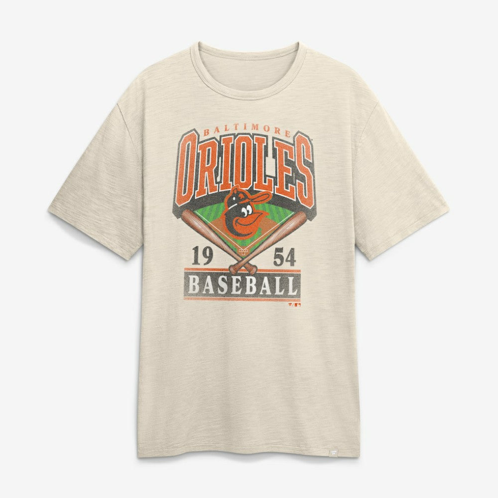 Baltimore Orioles Stadium Slub T-Shirt Tan