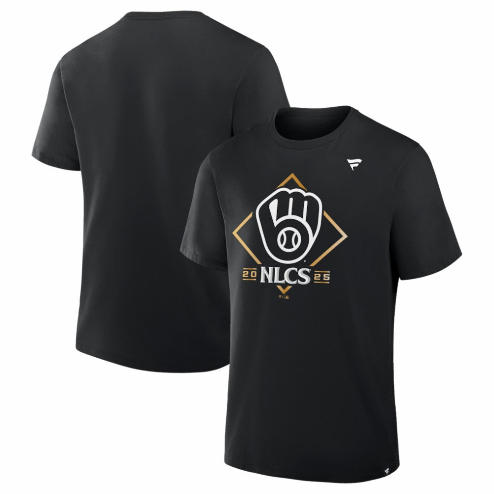 Milwaukee Brewers 2025 National League Division Series Champions Locker Room T-Shirt Black