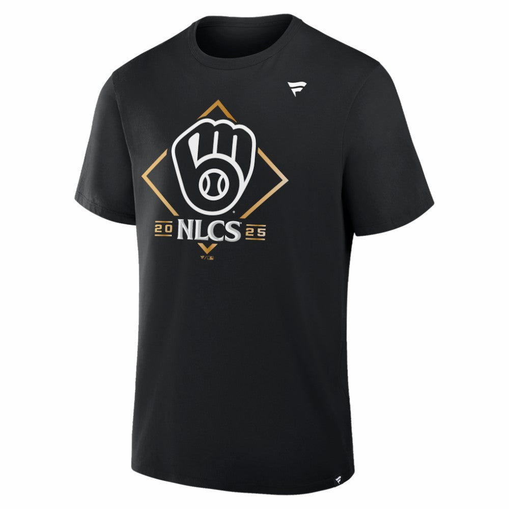 Milwaukee Brewers 2025 National League Division Series Champions Locker Room T-Shirt Black