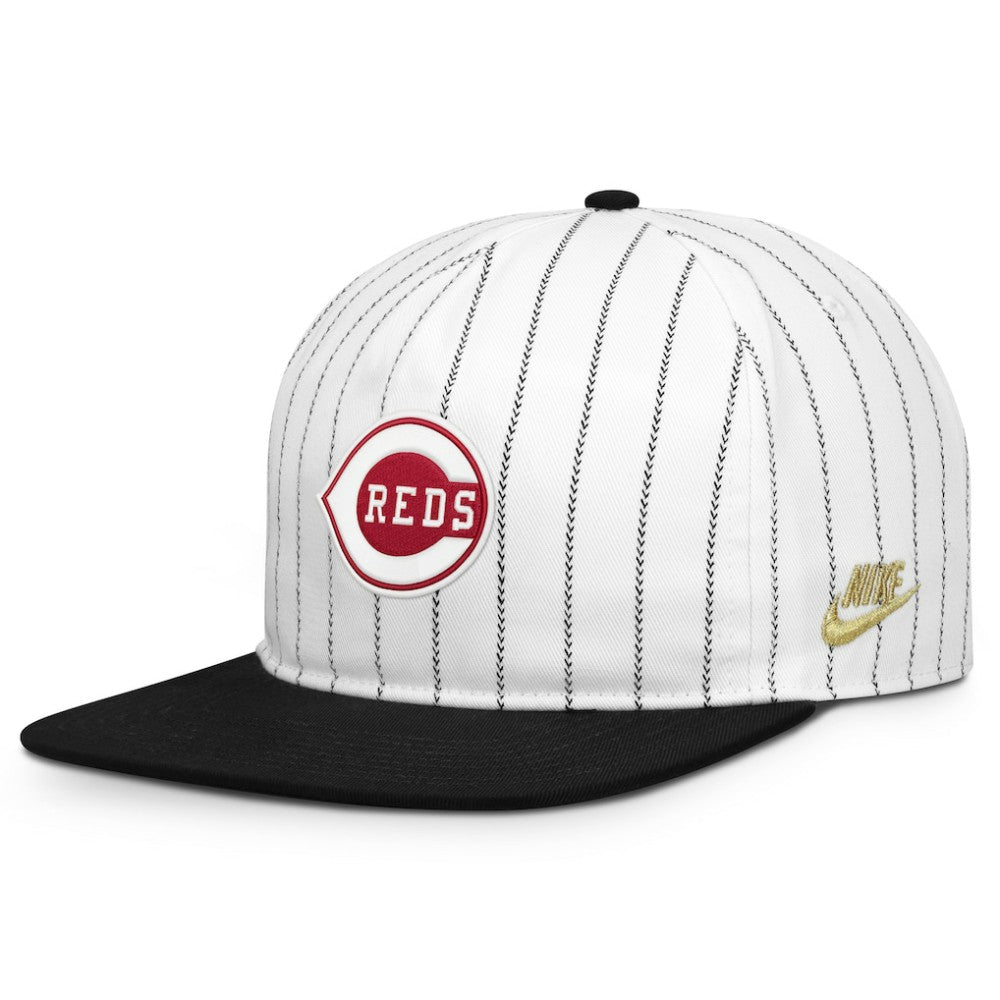 Cincinnati Reds Cooperstown Collection Pro Adjustable Hat White/Black